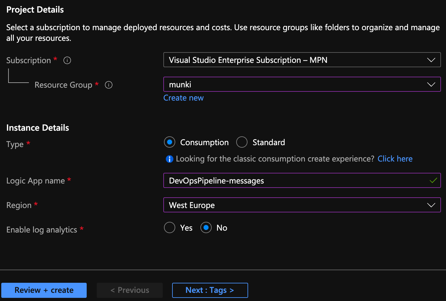 Secure messages to Teams with Azure Logic App