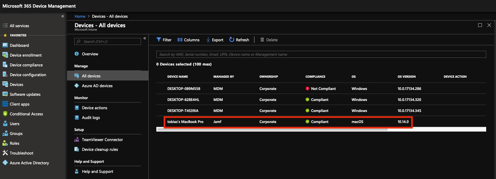 How to integrate Jamf with Microsoft Endpoint Manager
